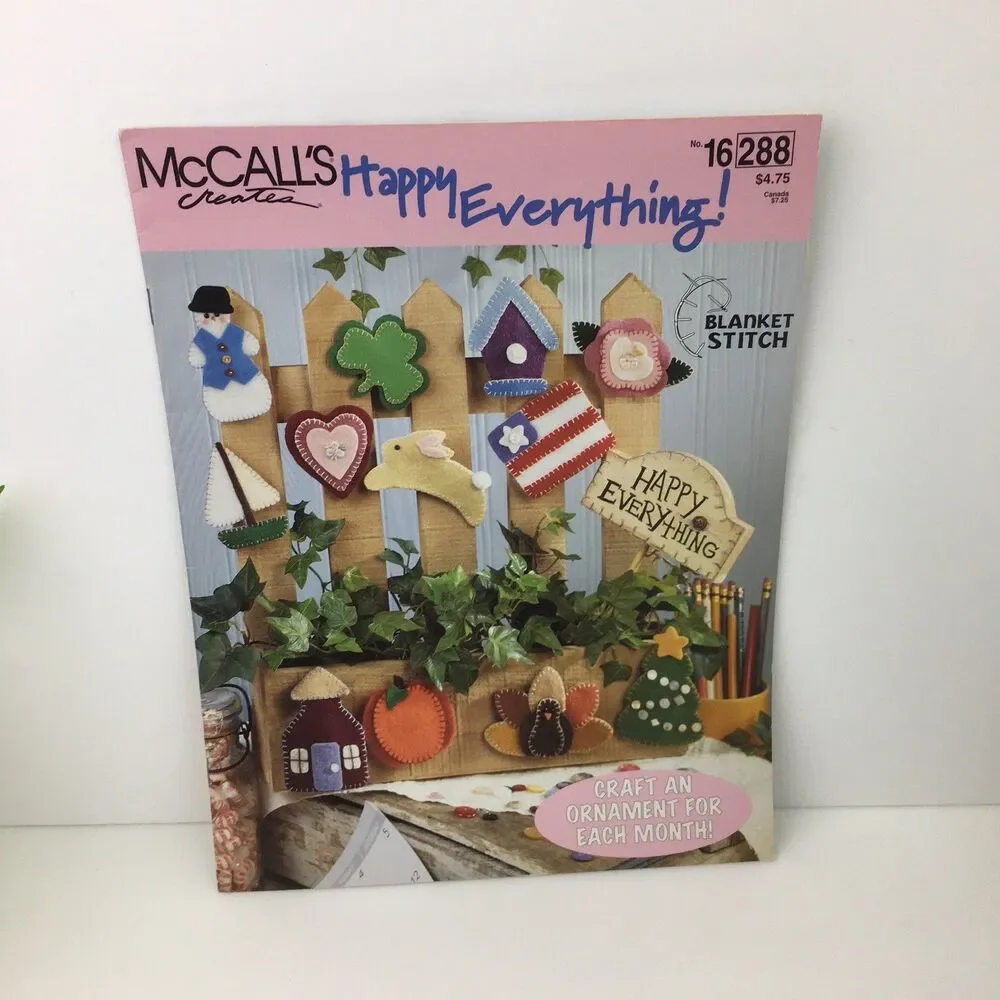 12 Monthly Ornaments Seasonal Pattern Easter Halloween Christmas Valentines